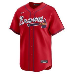 Nike Atlanta Braves Red Alternate Limited‎ Custom Jersey Strider 99 size 48 NWT
